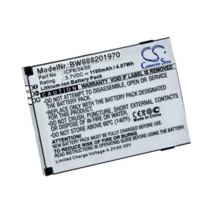 Bateria para Lupa de Leitura HumanWare - 1100 mAh 3.7 V Li-Ion vhbw