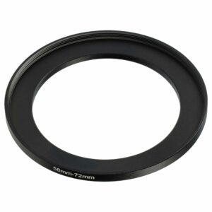 Anel Adaptador Step-Up 58 mm para 72 mm vhbw para Lentes de Câmara Fotográfica