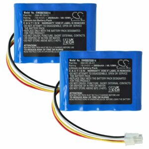 2x Bateria vhbw para Husqvarna 584 85 28-01, 584 82 28-02, 584 82 28-01, 584 85 28-02 - 2600 mAh 18.5 V Li-Ion
