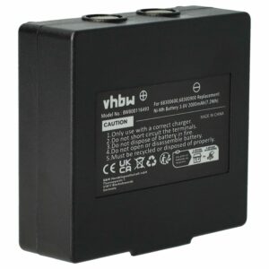 Bateria vhbw de Substituição para Abitron KH68300990, EX2-22 Comando Remoto Industrial - 2000 mAh