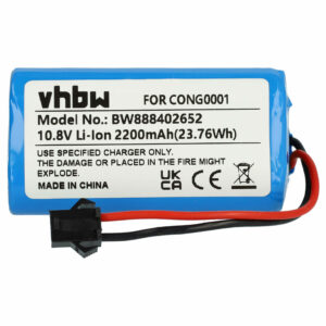 Bateria vhbw 2200mAh 10.8V Li-Ion para Cecotec CONG0001