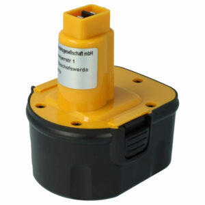 Bateria vhbw 12V 2000 mAh NiMH para Black & Decker A9266, A9252 e Dewalt