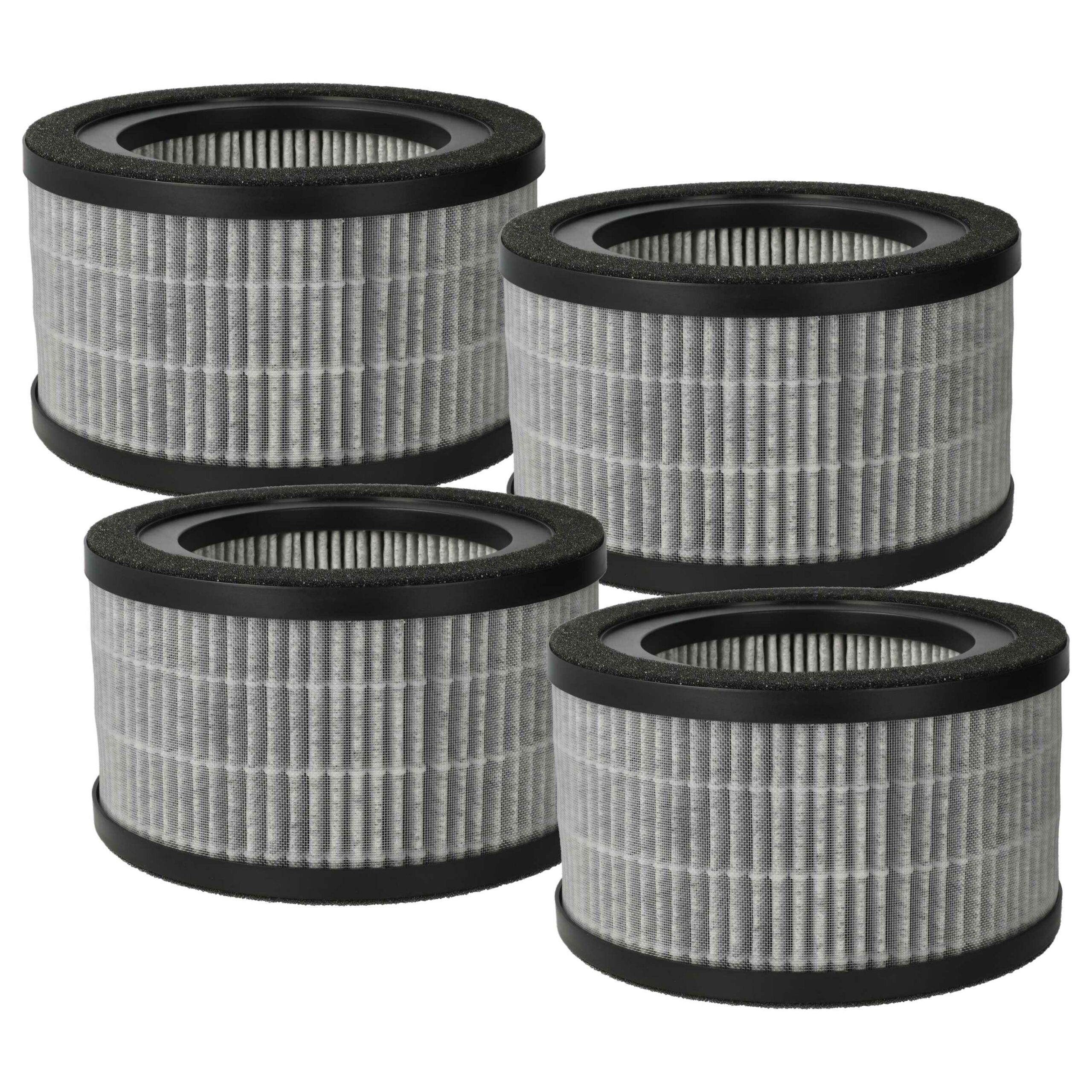 Conjunto 4x Filtros de Substituição para Beurer 68007 - Pré-filtro + HEPA + Carvão Ativo