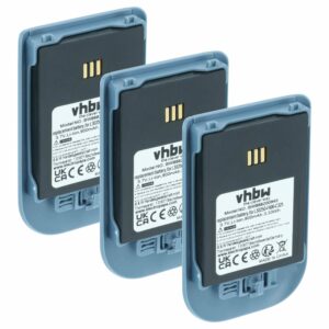 3x Bateria substitui Alcatel 3BN78404AA, 0480468 para telefone fixo Ericsson - 900 mAh 3.7 V Li-Ion