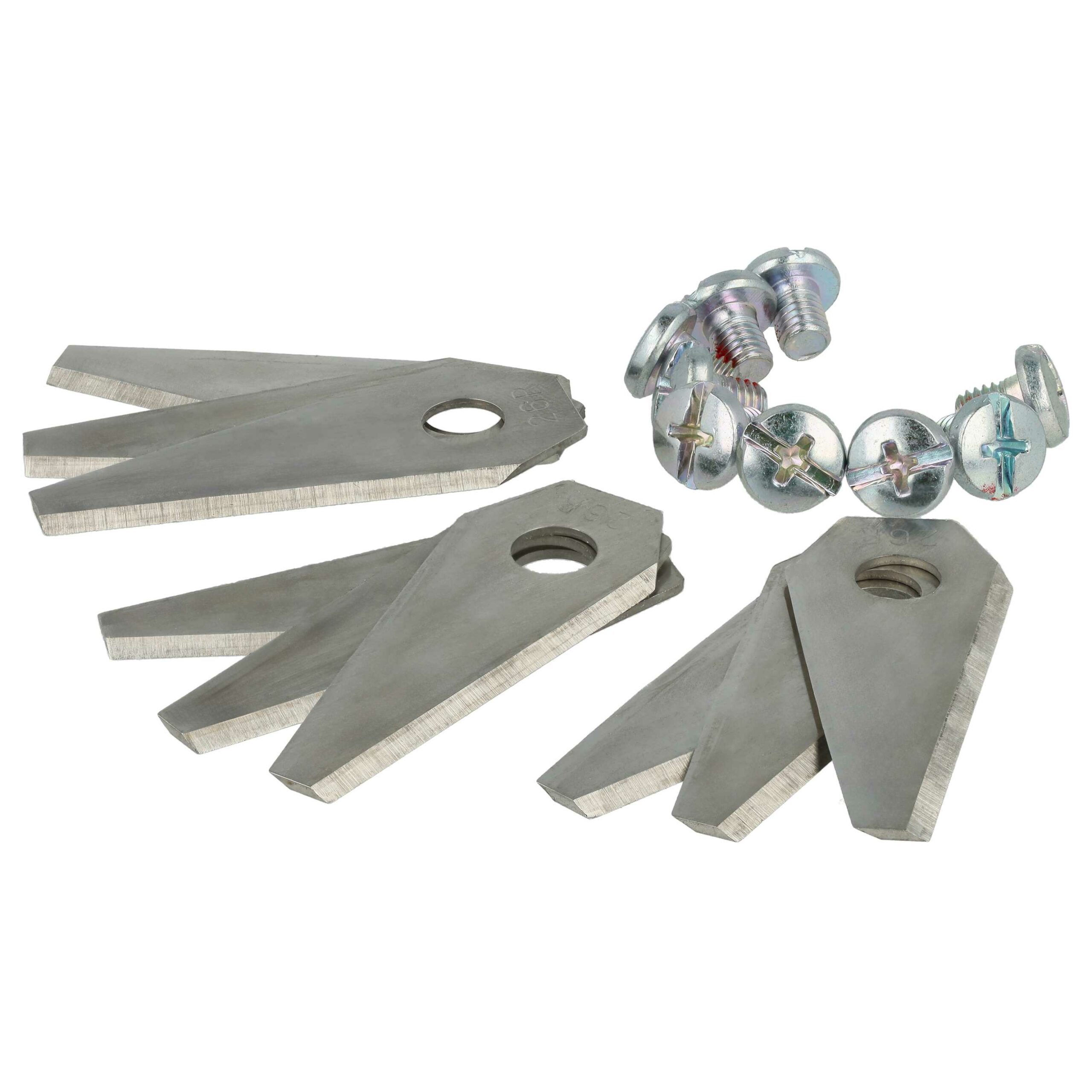 27x Lâminas de Substituição para Cortador de Relva Robótico Bosch F 016 104 255, F 016 800 321 - Aço, Prata - Image 2