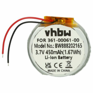 Bateria vhbw para Smartwatch Garmin PD3555w - 450 mAh 3.7V Li-Ion + Ferramentas