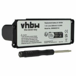 Bateria vhbw para Bose SoundLink Mini - Li-Ion 2600 mAh (substitui 061386, 061385, 061834, 061384)