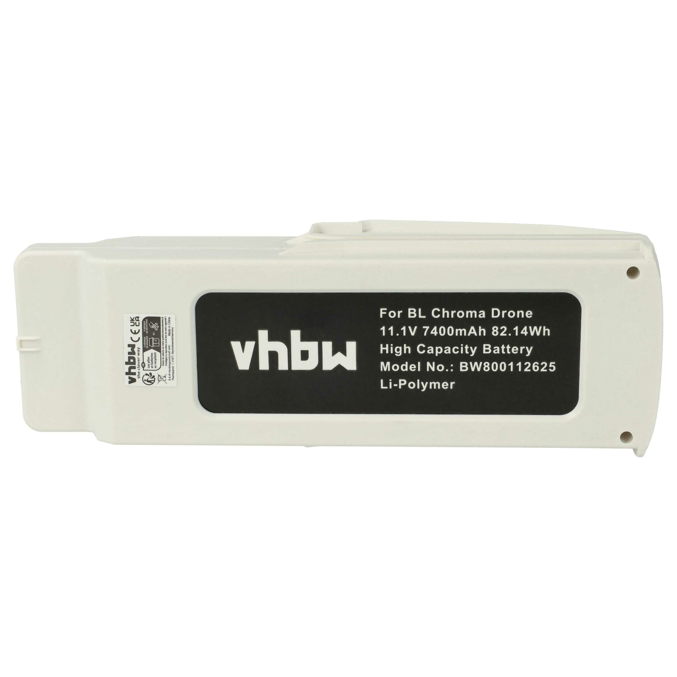 Bateria vhbw para Drone Blade Chroma - 7400 mAh 11.1 V Li-polymer - Image 3