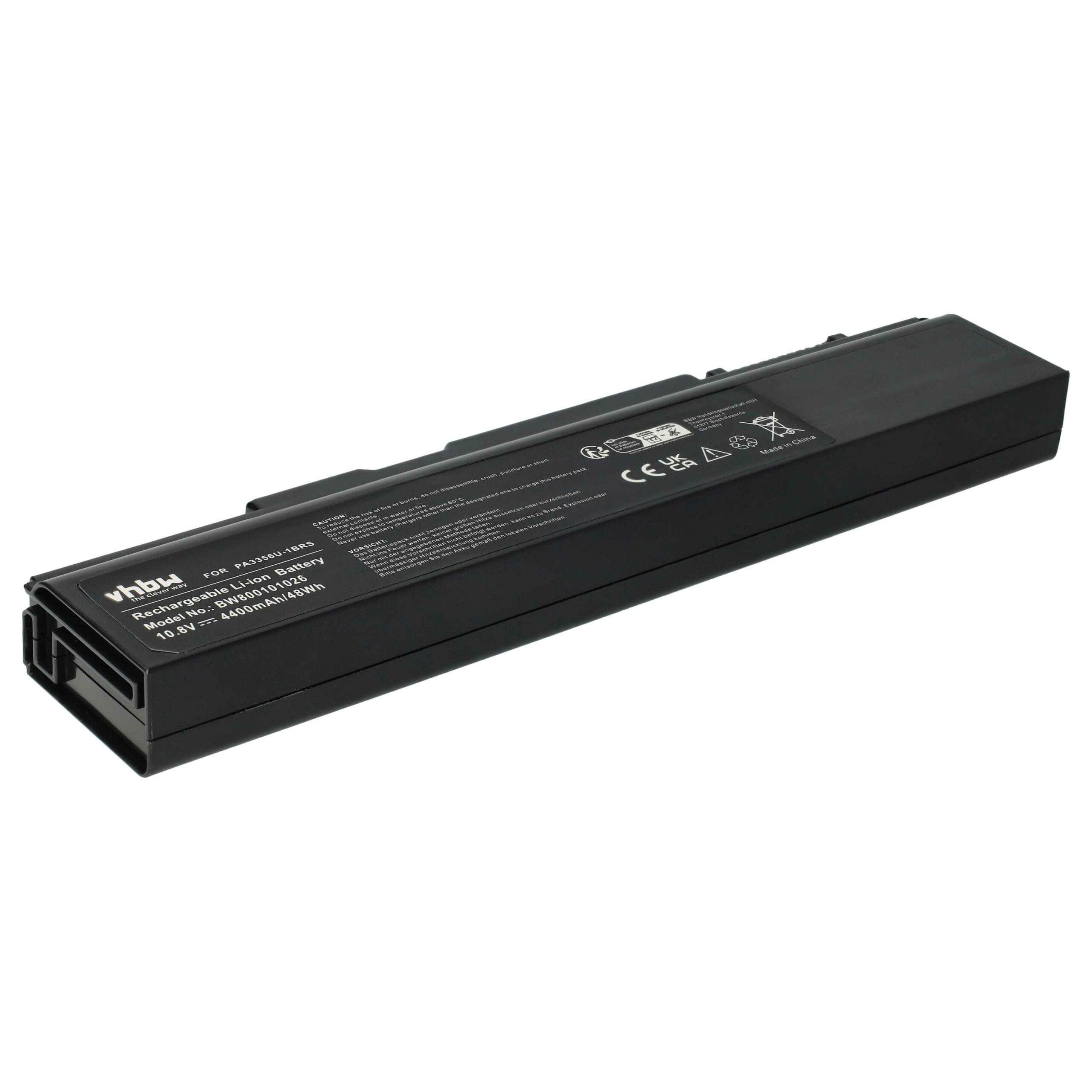 Bateria para Notebook Toshiba PA3356U-1BRS, A9-S9020V, PA3356U-1BAS - 4400 mAh 10.8 V Li-Ion - Image 2