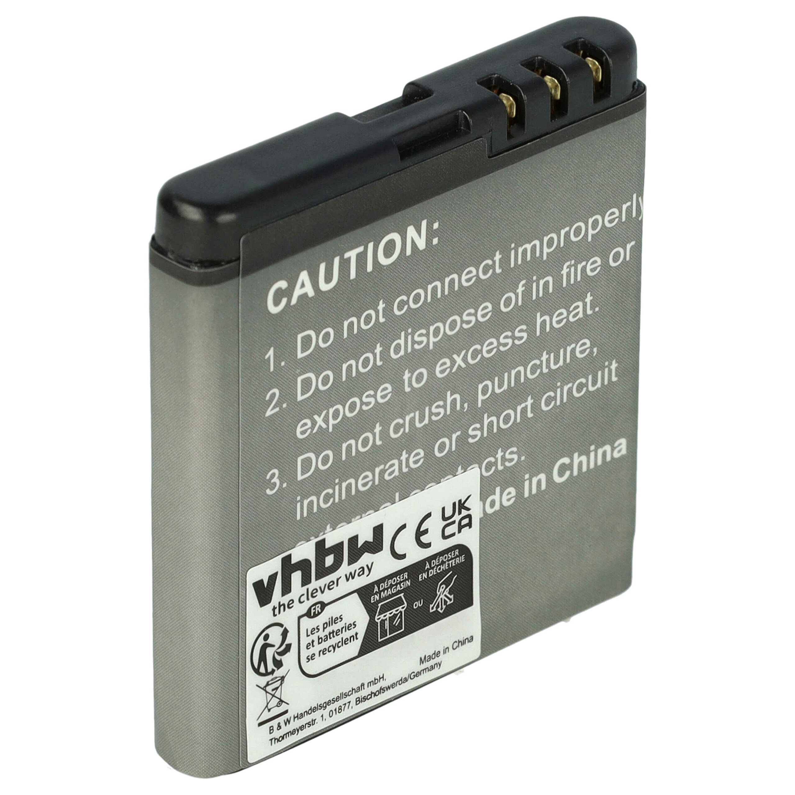 Bateria para Nokia BL-6Q - 950 mAh 3.7 V Li-Ion vhbw - Image 2