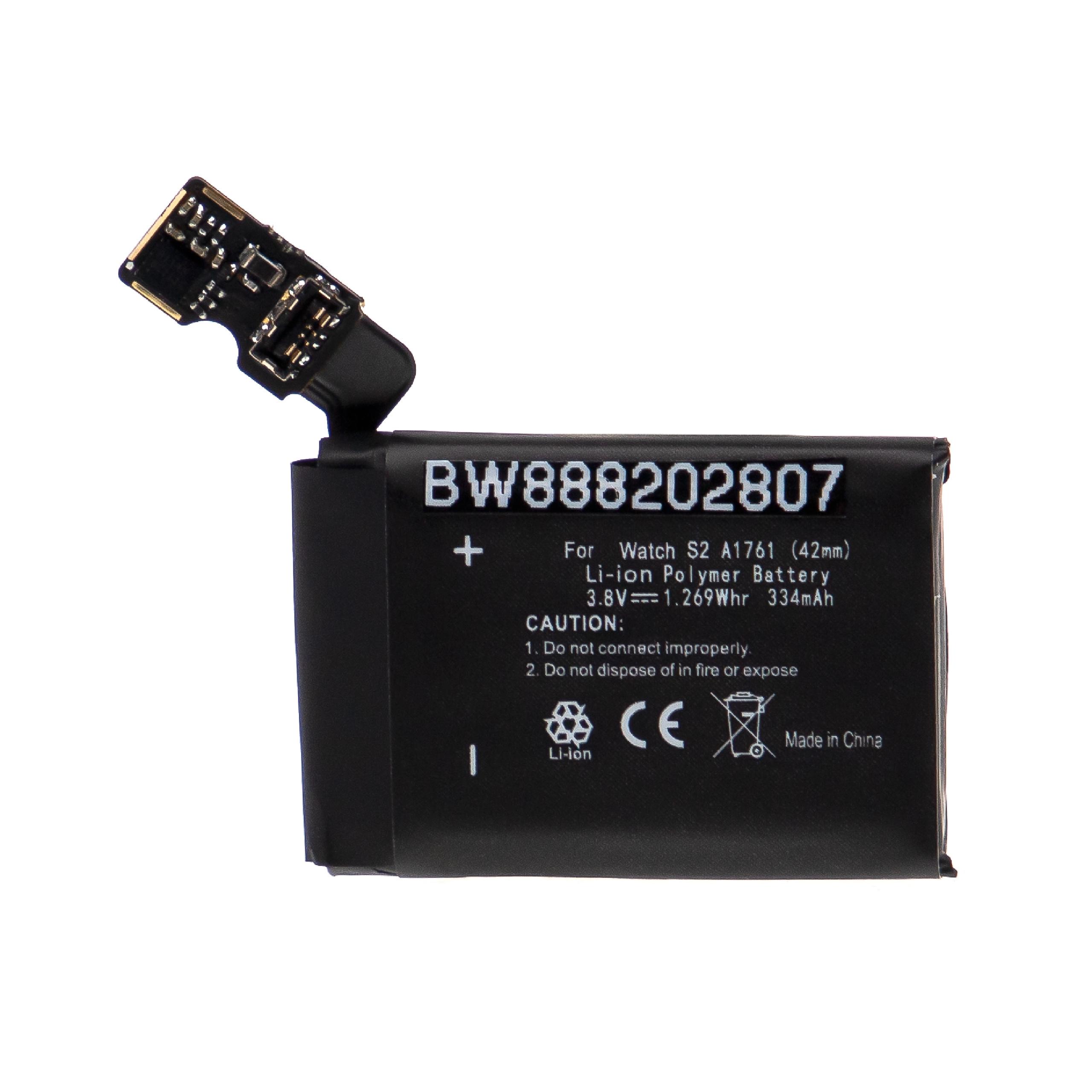 Bateria para Apple Smartwatch A1761 - 334 mAh 3.8 V Li-polymer vhbw
