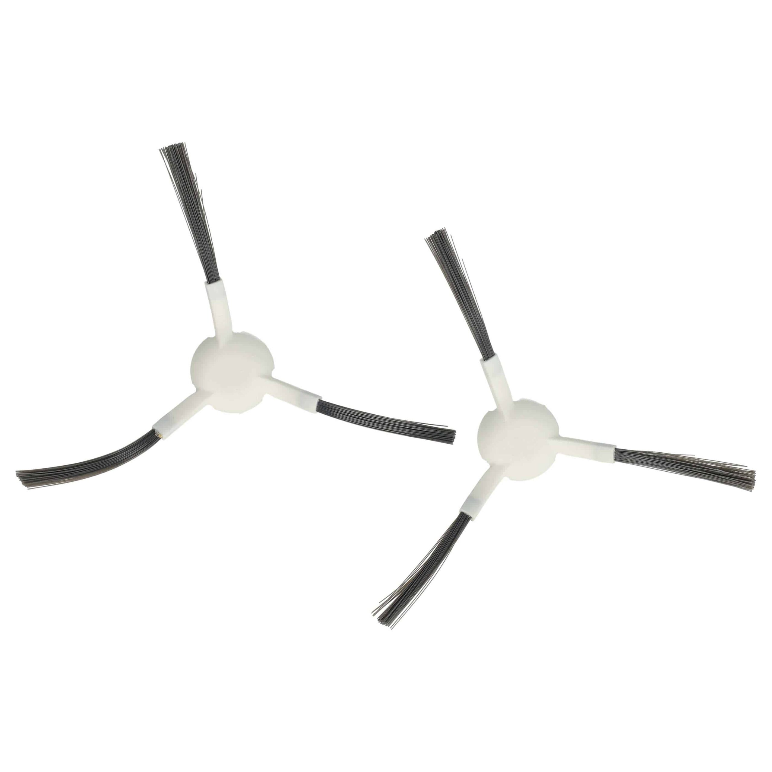 2x Escovas Laterais para Aspirador Robô Dreame, Xiaomi, Mova L10 - 3 Braços, Branco/Cinzento - Image 2