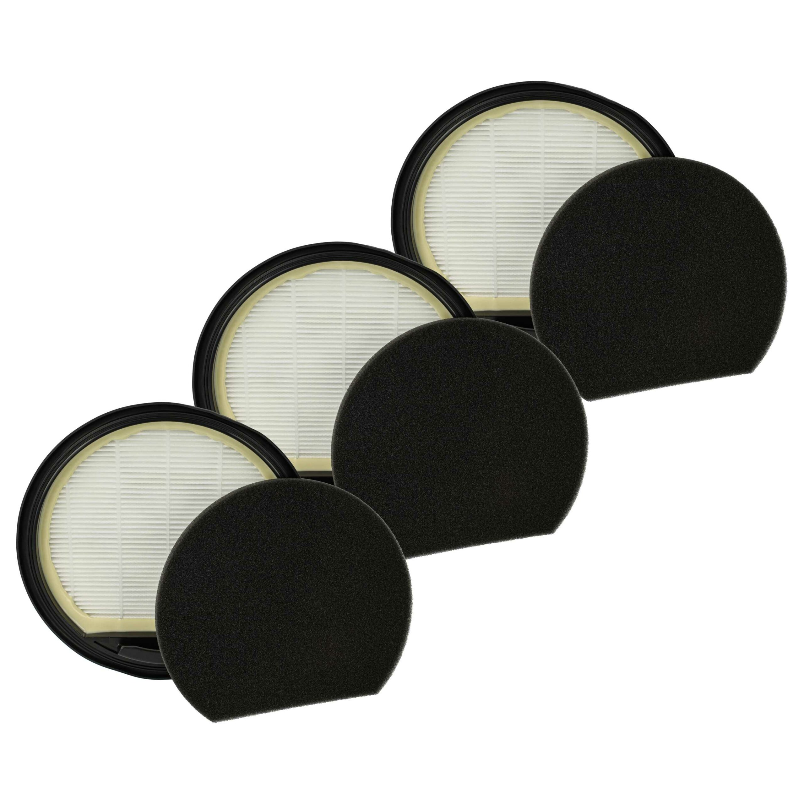 Pack de 3 Filtros de Exaustão vhbw para Aspiradores Bosch 12022118, 6.05.06.27-0