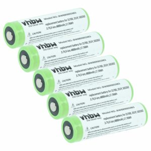 Bateria vhbw 5x compatível com Ledlenser 2S1P - 4.8 Ah 3.7 V Li-Ion