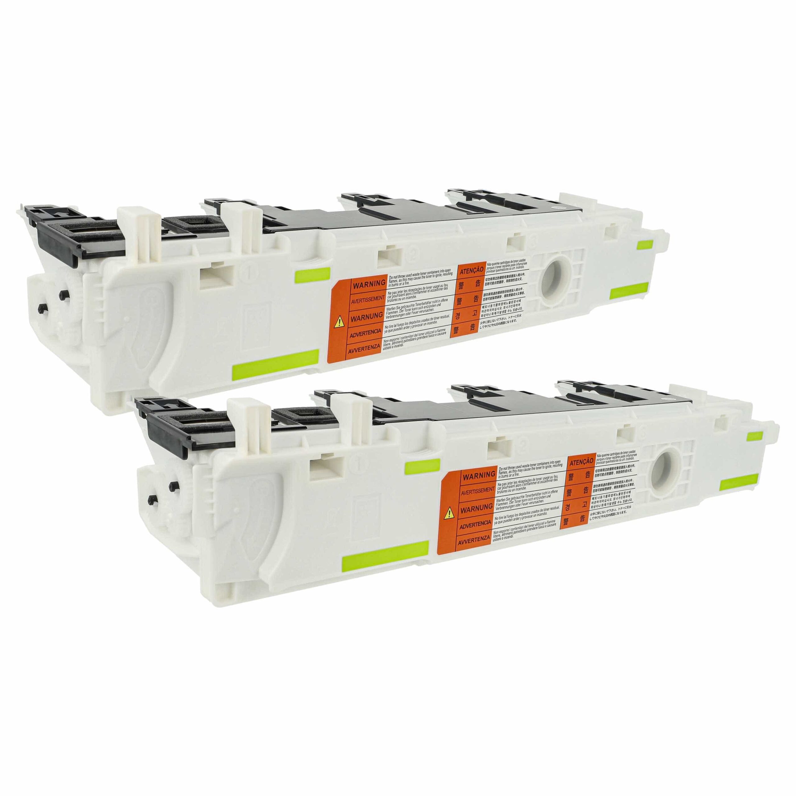 2x Contentor de Toner Residual Compatível com Canon FM3-5945-000 - Preto