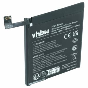 Bateria vhbw para Redmi BP40 - 3900 mAh 3.85 V Li-polímero