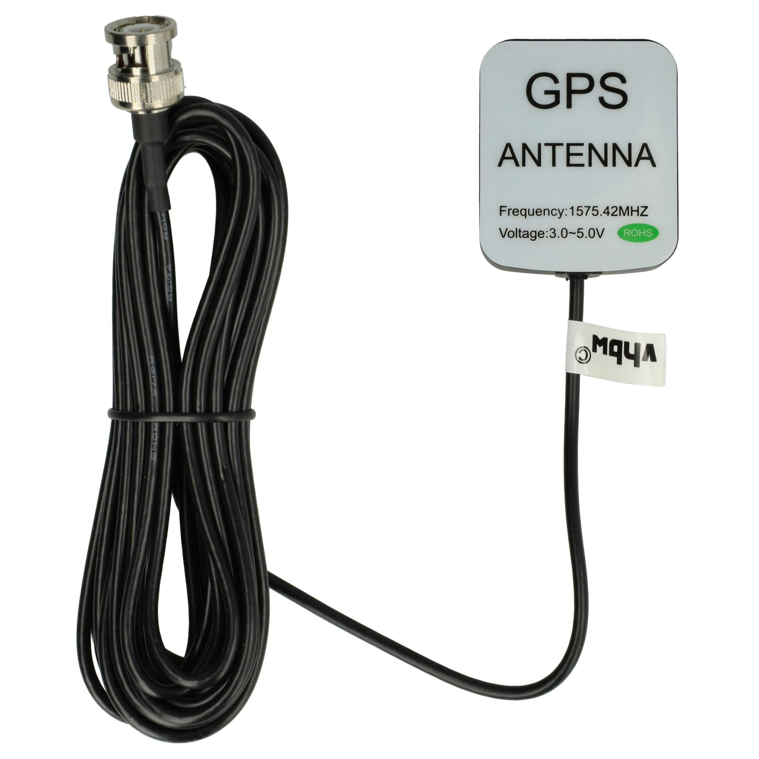 Antena GPS vhbw para Garmin GPSMap - Base Magnética, 5m, Conector BNC, Preto - Image 3