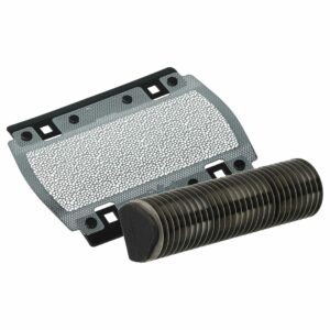 Kit de lâmina e bloco de corte para Braun 350 vhbw - preto/prateado