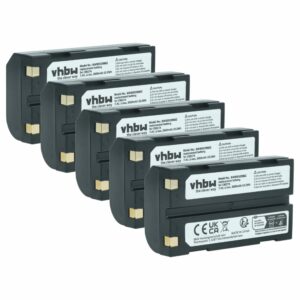 5x Bateria vhbw CHC 1906110059 - 2600mAh, 7.4V, Li-Ion