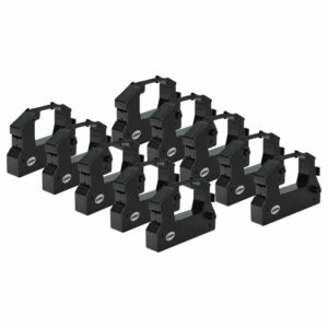 10x Fita Tintada Compatível Epson ERC-28, C43S015227 para Impressoras Norand Matricial e de Talão - Preta