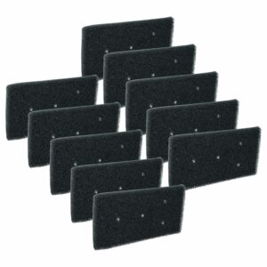 Jogo de Filtros de Espuma (10x) Compatível com Máquinas de Secar Whirlpool / Bauknecht 481010716911