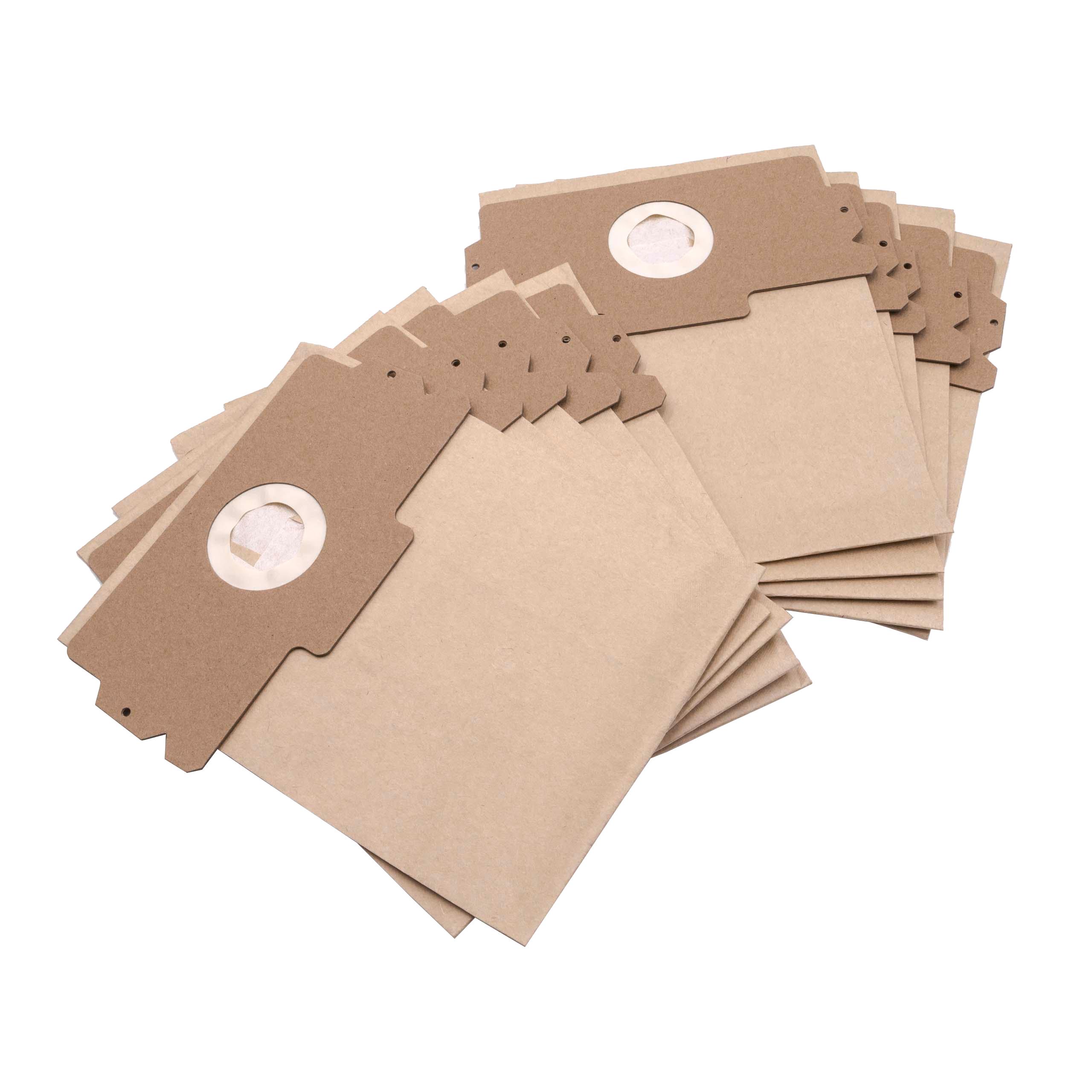 10x Sacos para Aspirador vhbw - Compatível com AEG tamanho 13, tamanho 11 e Singer - Papel