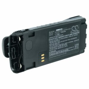 Bateria para Rádio Motorola NNTN5510, NNTN5510BR, NNTN5510AR - 1500 mAh 7.4 V Li-Ion com Clipe de Cintura vhbw