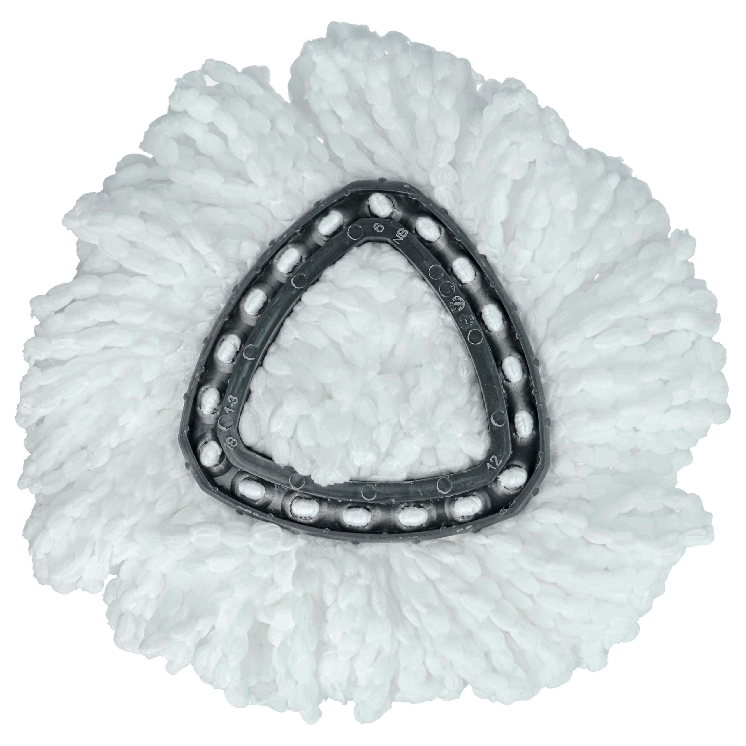 Pack 20x Cabeça de Esfregão Substituta Vileda 152623 - Microfibra, Preto e Branco - Image 4