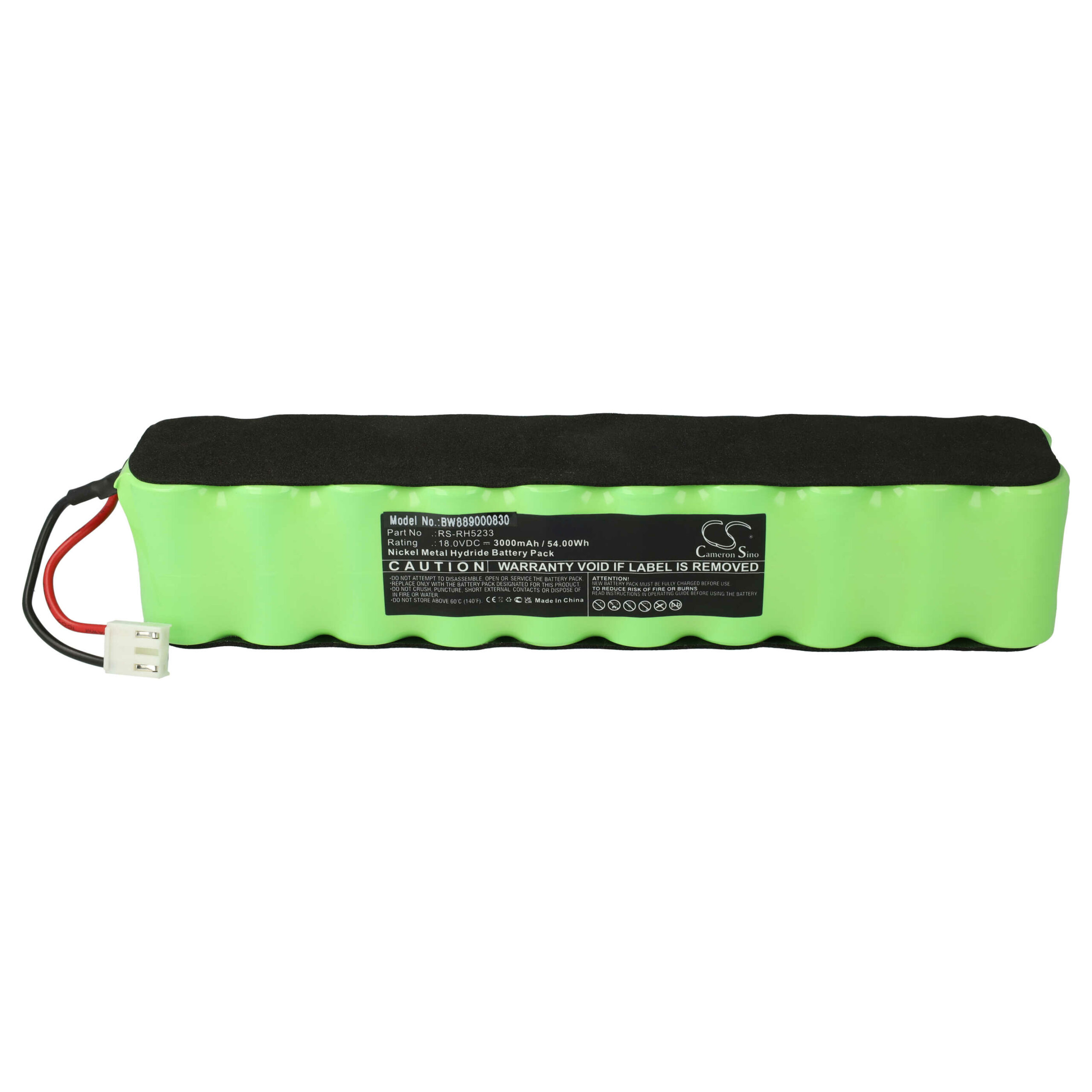 Bateria vhbw 3000mAh 18V NiMH para Rowenta RS-RH5233, Tefal e compatíveis