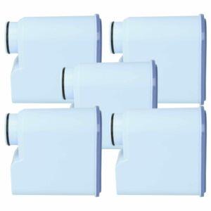 Pack 5x Filtro de Água vhbw Compatível com Philips AquaClean CA6903 - Azul Claro