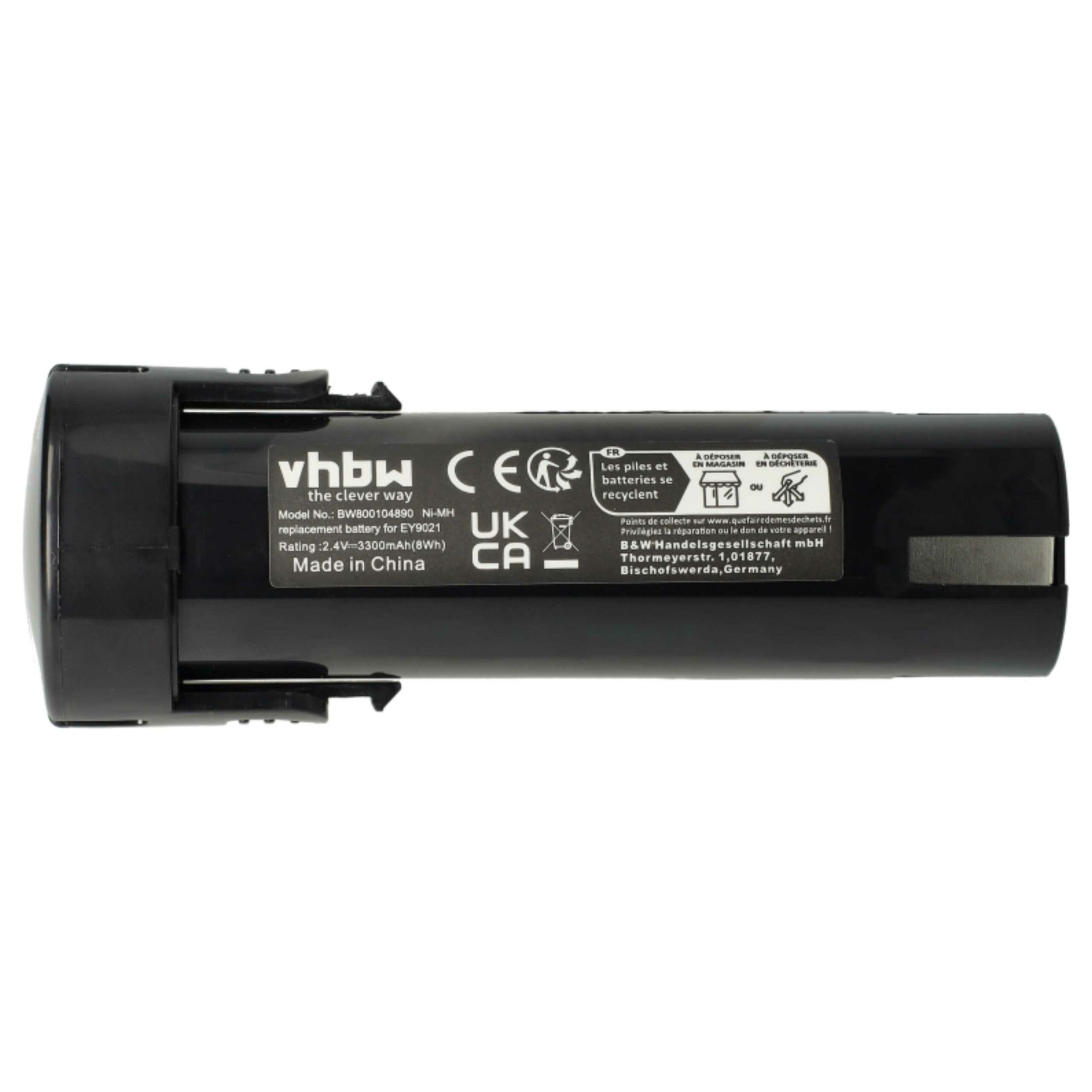 5x Bateria vhbw para Panasonic 6538, 6545, 6540, 6539 - 3300 mAh, 2.4 V, NiMH - Image 3