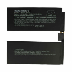 Bateria para Tablet Apple A1876, A2043 - 9650 mAh 3.76 V Li-polímero vhbw