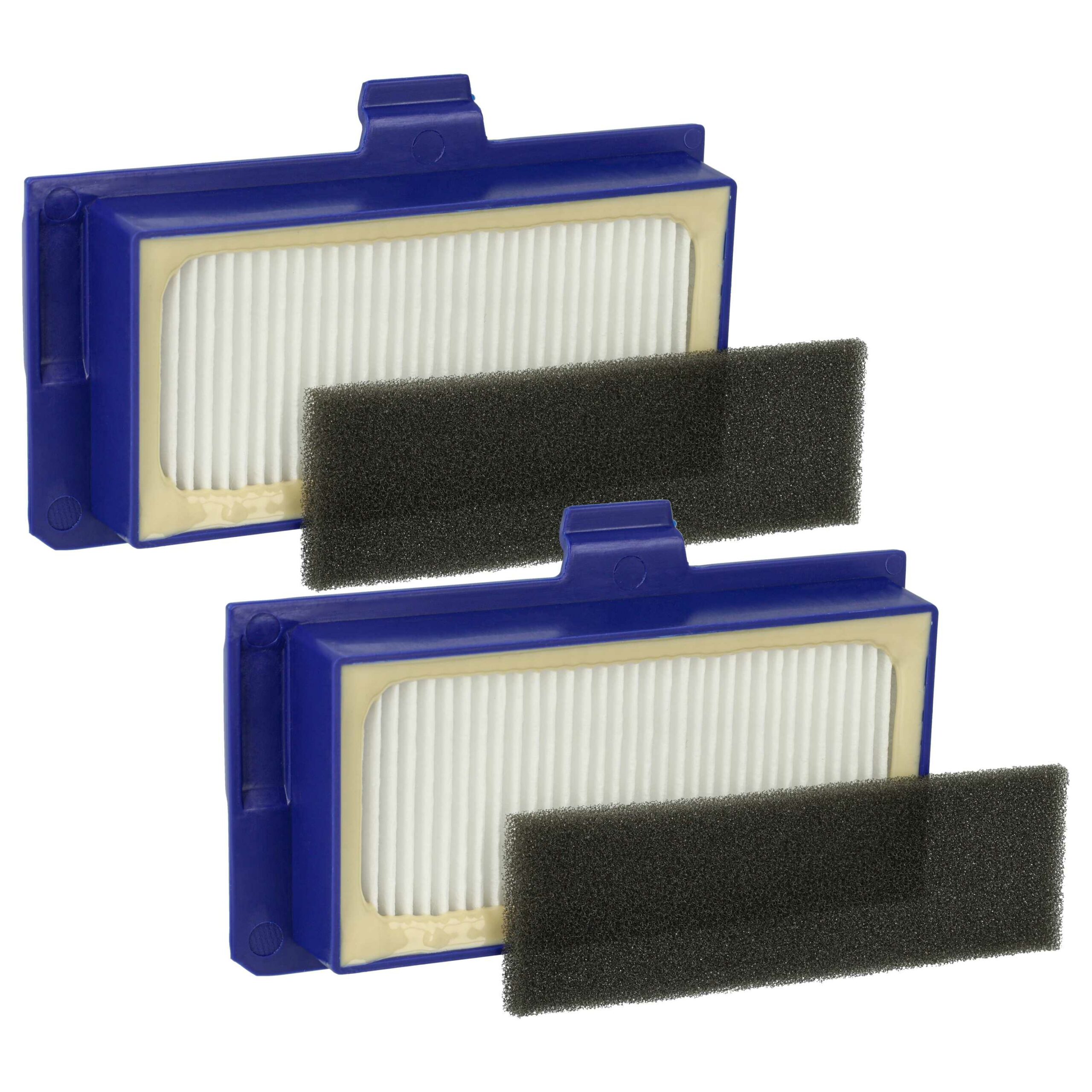 Kit 4x Filtros de Substituição HEPA e Espuma para Rowenta ZR710101