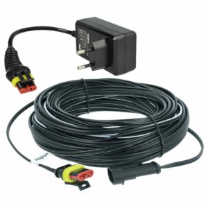 Adaptador e Cabo de Carregamento para Cortador de Relva Robô Gardena R40Li, Sileno City, Husqvarna Automower - 20m