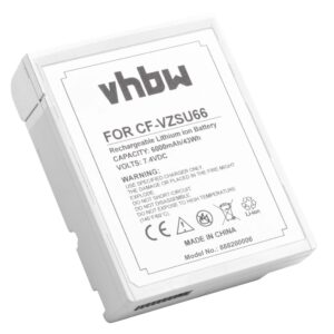 Bateria vhbw para Panasonic CF-VZSU66 / CF-VZSU66U - 6000 mAh 7.4 V Li-Ion