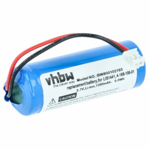 Bateria para Comando Sony - vhbw LIS1441, LIP1450 - 1350 mAh 3.7 V Li-Ion