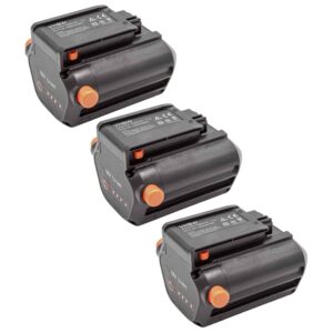 3x Bateria vhbw 18 V 2000 mAh Li-Ion para Gardena BLi-18, 9839-20, 9840-20