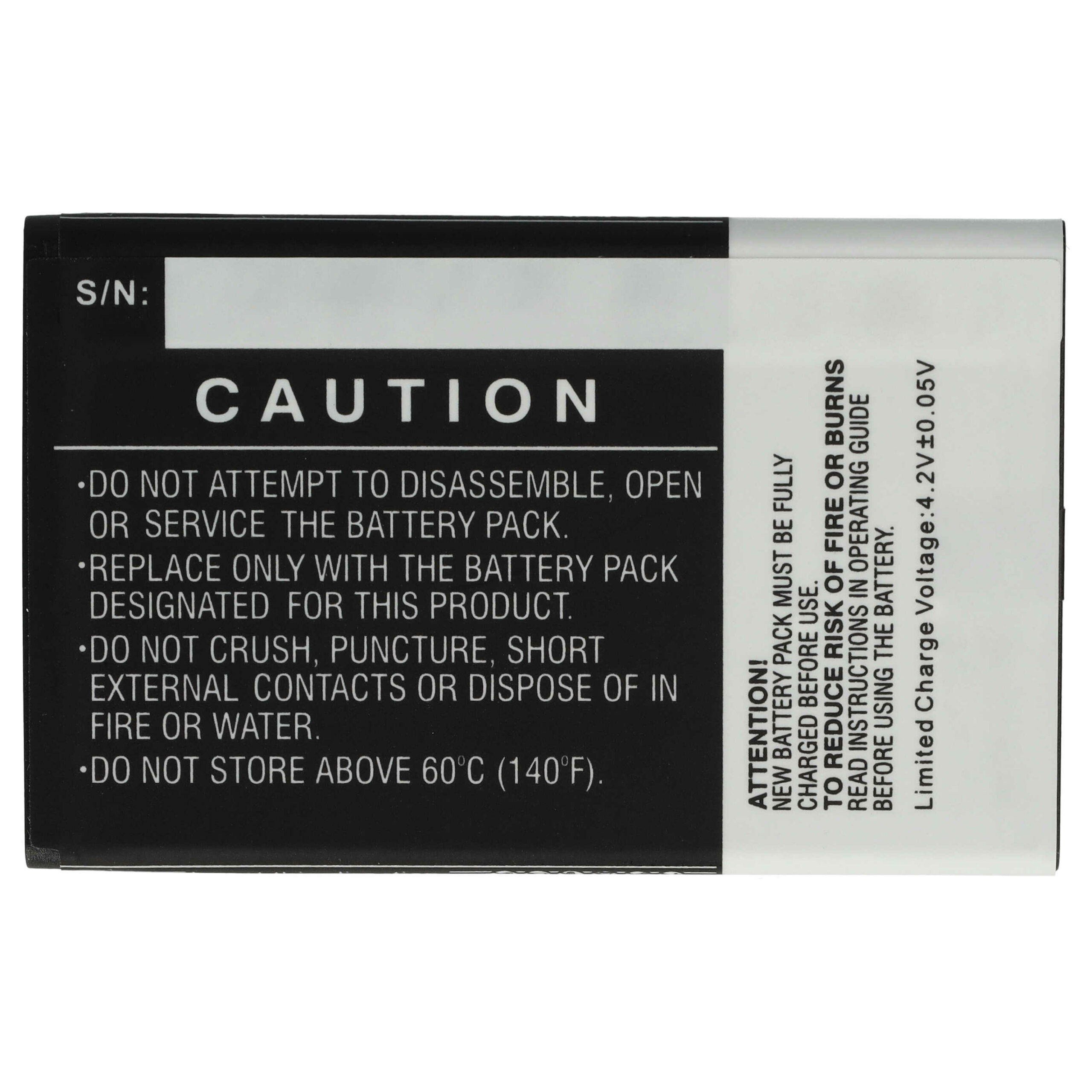 Bateria vhbw para Nokia BL-4AX, BL-4XL - 1500 mAh 3.7 V Li-Ion - Image 2