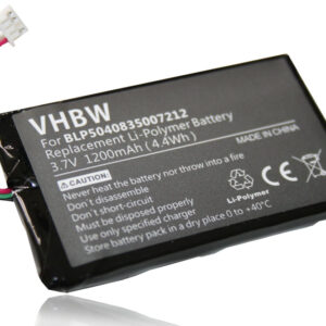 Bateria GPS compatível com Falk BLP5040835007212 - 1200mAh, 3.7V vhbw