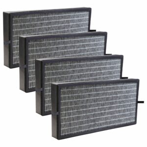 4x Filtro HEPA para Humidificador Kärcher AF 100 - Carvão Ativado vhbw