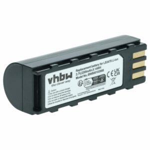 Bateria compatível com Leuze 50120448 para Scanner de Código de Barras Symbol - 2200 mAh 3.7 V