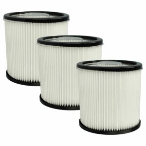 3x Filtro de substituição vhbw para Scheppach 7907709701, 4014915222866 - Classe F7