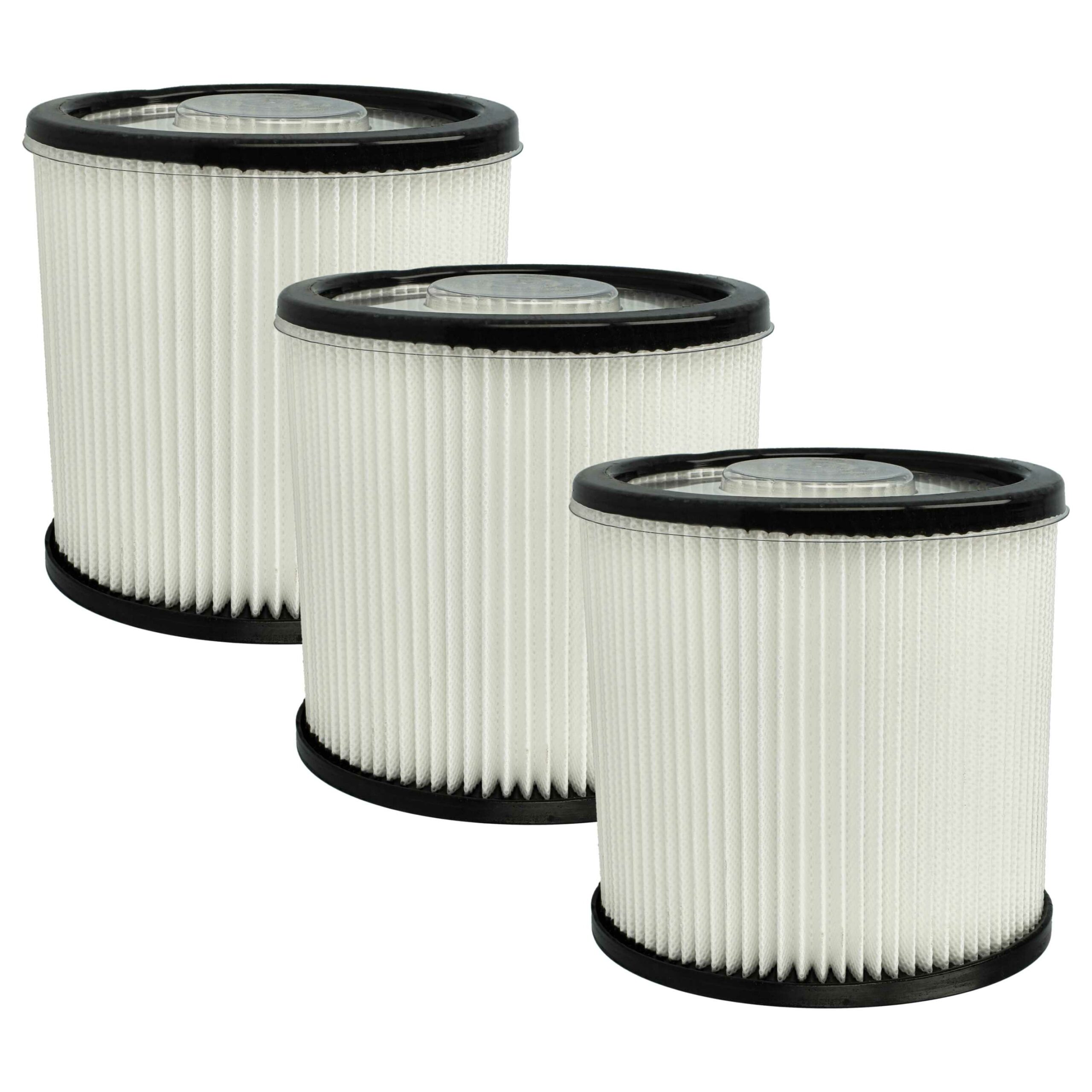 3x Filtro de substituição vhbw para Scheppach 7907709701, 4014915222866 - Classe F7