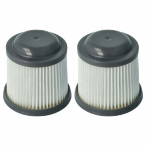 2x Filtro de Cartucho Substituição Black & Decker PVF110 para Aspiradores Black & Decker vhbw