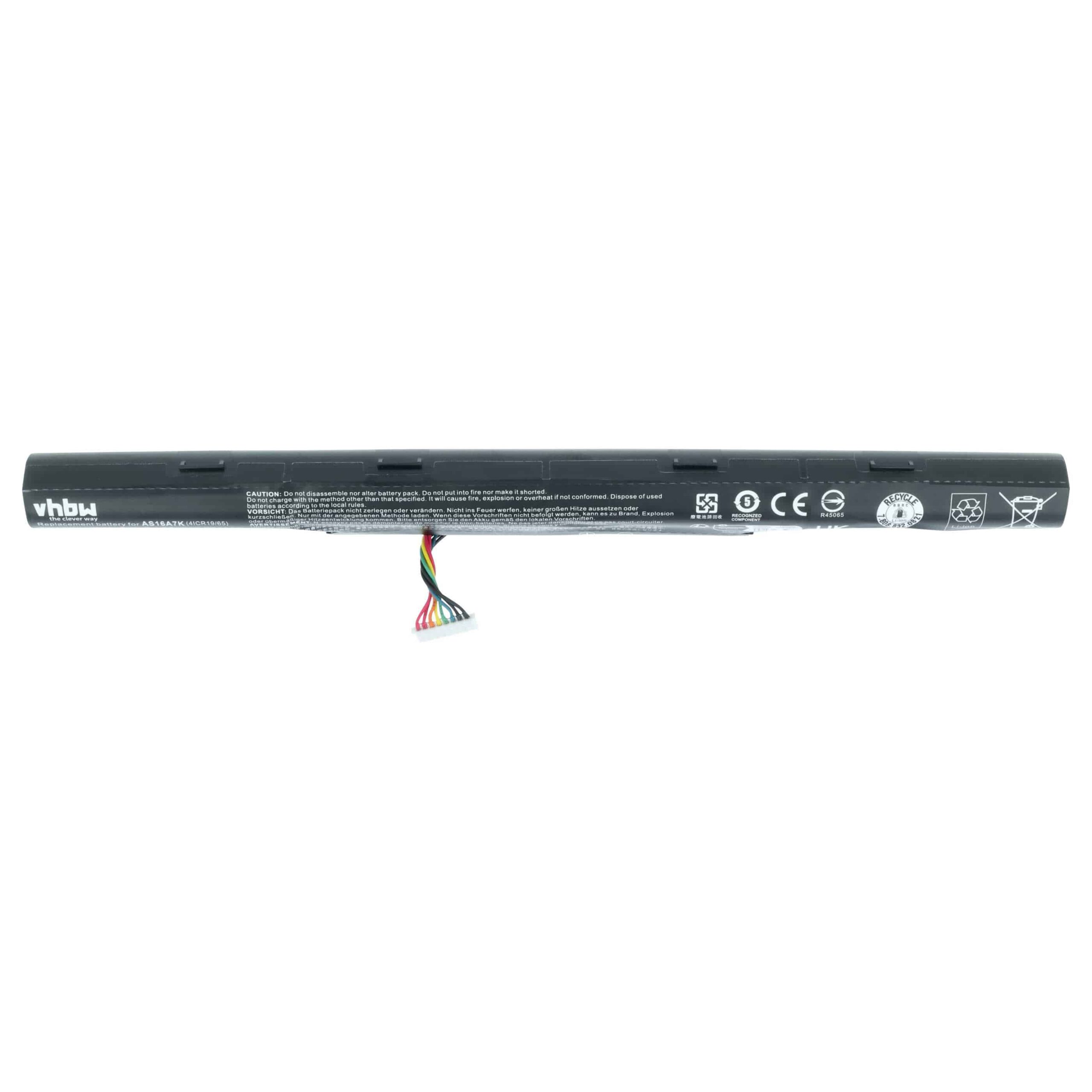 Bateria vhbw para Acer Notebook - 2200 mAh, 14.8 V, Li-Ion (AS16A8K, KT.0040G.007, AS16A5K, AS16A7K) - Image 4