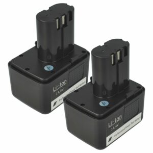 2x Bateria vhbw 2000 mAh 14.4V Li-Ion para Gesipa 7251045, 7251049 Pistola de Rebites