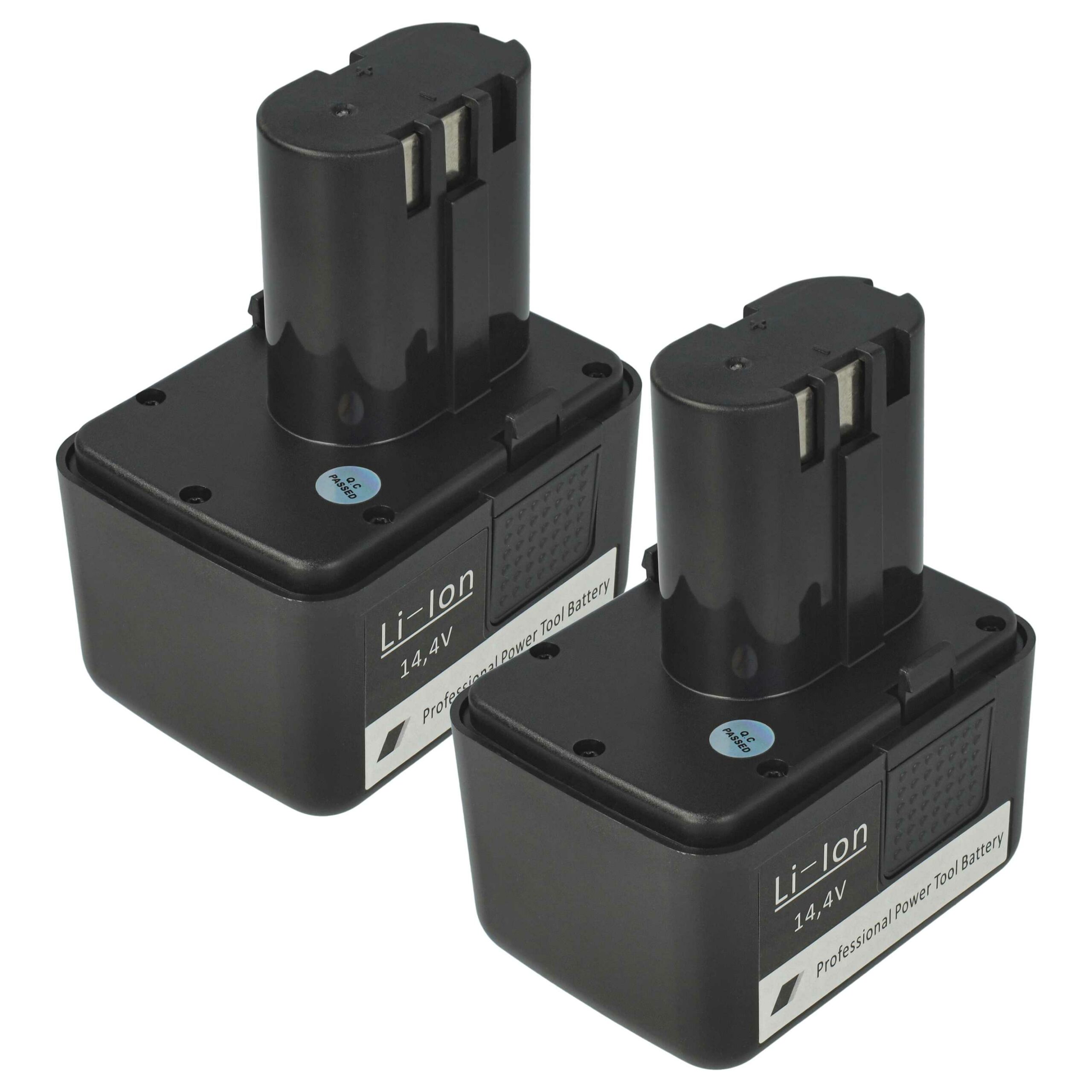 2x Bateria vhbw 2000 mAh 14.4V Li-Ion para Gesipa 7251045, 7251049 Pistola de Rebites