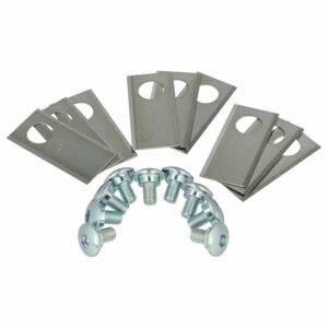 9x Lâminas de Substituição para Cortador de Relva Honda 72515-VP7-C50 - Aço Inoxidável, Prateado