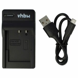 Carregador USB-C + Cabo para Kodak EasyShare V803, V1003, M380, M381 - vhbw