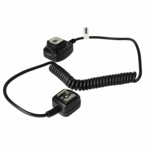 Cabo TTL vhbw para Flash Olympus FL-CB05 e Câmaras Panasonic - Extensível até 100 cm